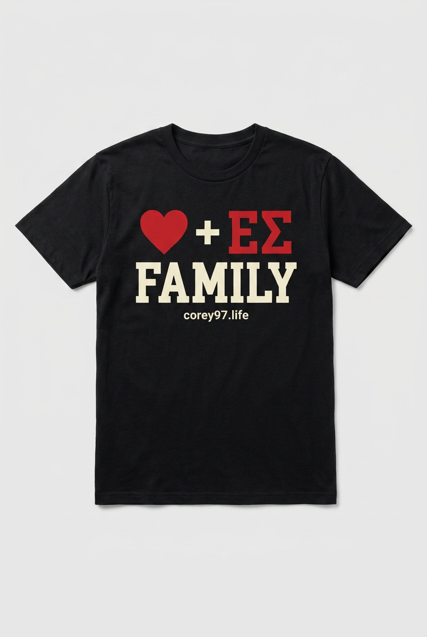 Plain Tee — ♥ + ΕΣ FAMILY Corey97.life